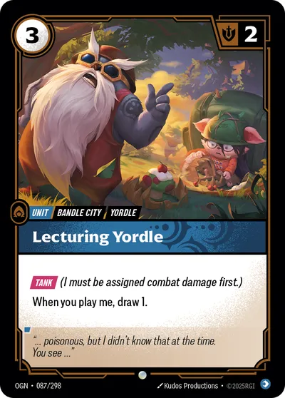 Lecturing Yordle