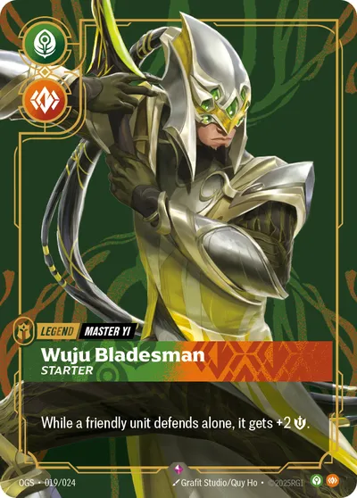 Master Yi, Wuju Bladesman - Starter