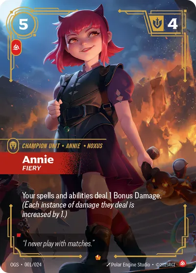 Annie, Fiery