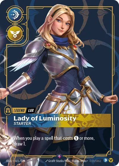 Lux, Lady of Luminosity - Starter