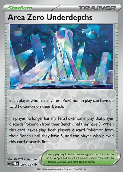 Area Zero Underdepths