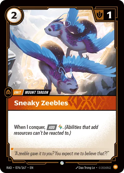 Sneaky Zeebles