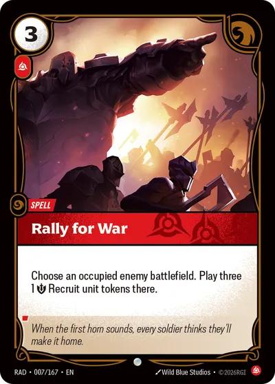 Rally for War