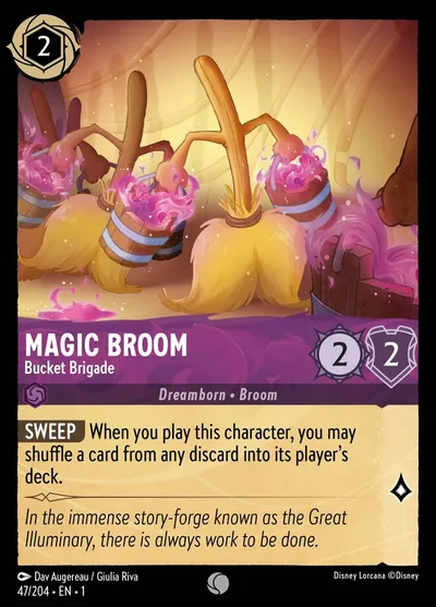 Magic Broom - Bucket Brigade