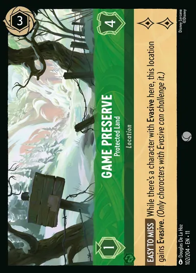 Game Preserve - Protected Land