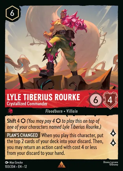 Lyle Tiberius Rourke - Crystallized Commander
