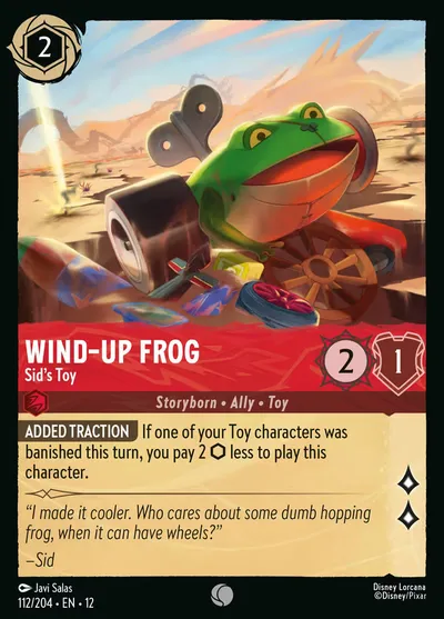 Wind-Up Frog - Sid's Toy