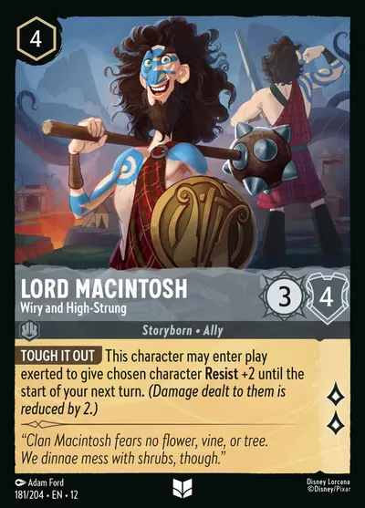 Lord Macintosh - Wiry and High-Strung