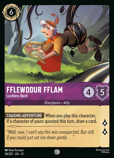 Fflewddur Fflam - Luckless Bard