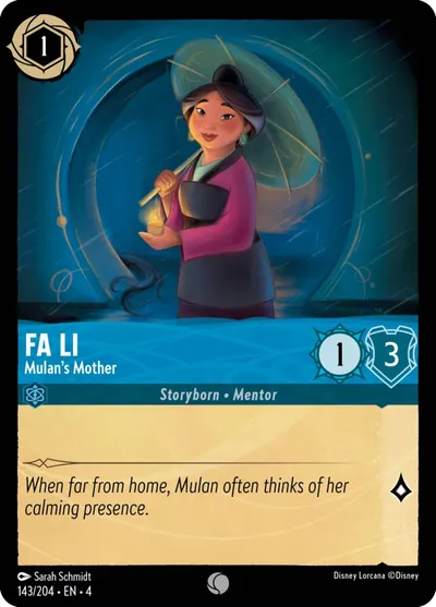 Fa Li - Mulan’s Mother
