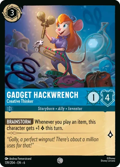 Gadget Hackwrench - Creative Thinker
