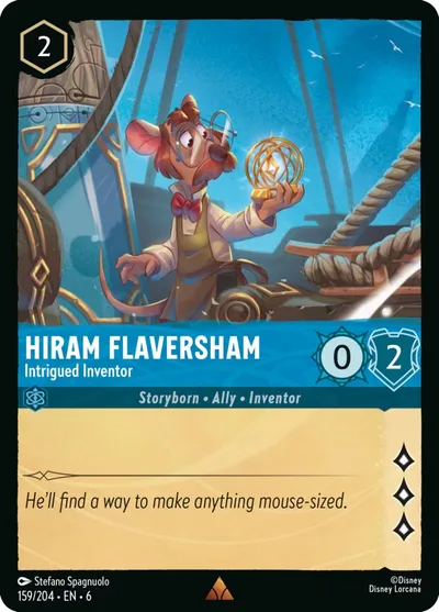 Hiram Flaversham - Intrigued Inventor