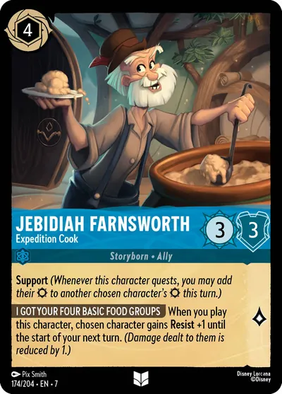 Jebidiah Farnsworth - Expedition Cook