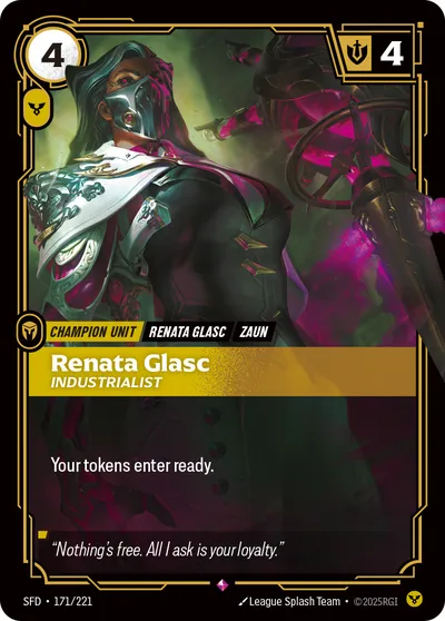 Renata Glasc, Industrialist