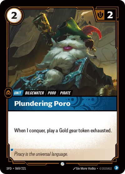 Plundering Poro
