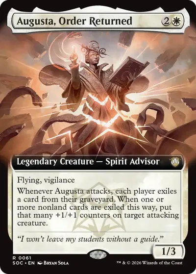 Augusta, Order Returned