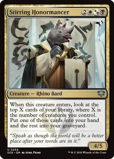Stirring Honormancer