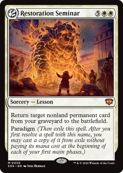 Restoration Seminar