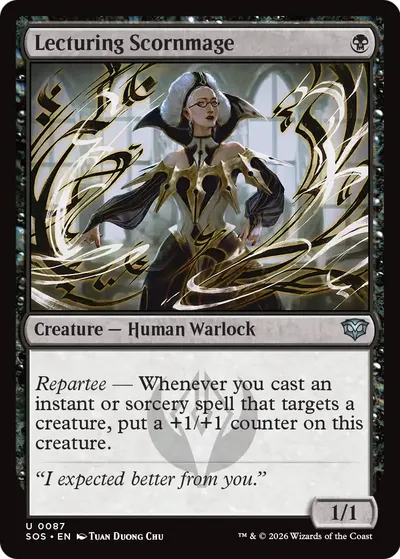 Lecturing Scornmage