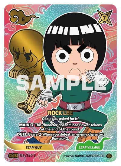 Rock Lee - "Okay, you asked for it!"