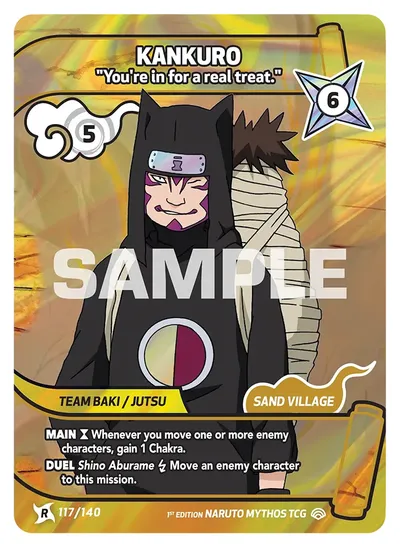 Kankuro - "You're in for a real treat."
