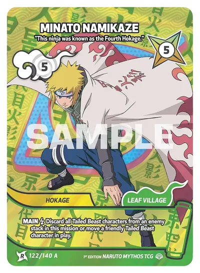 Minato Namikaze - "This ninja was known as the Fourth Hokage."