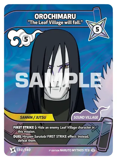 Orochimaru - "The Leaf Village will fall."