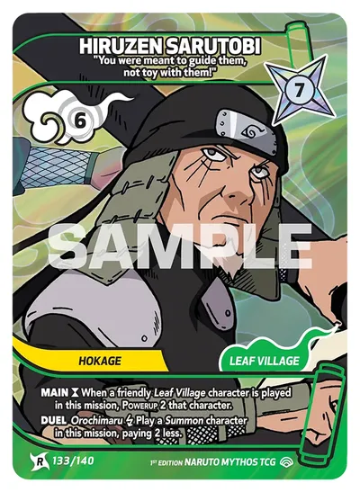 Hiruzen Sarutobi - "You were meant to guide them, not toy with them!"