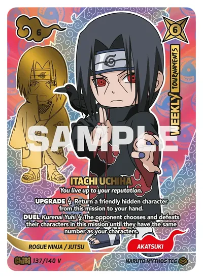 Itachi Uchiha - "You live up to your reputation."