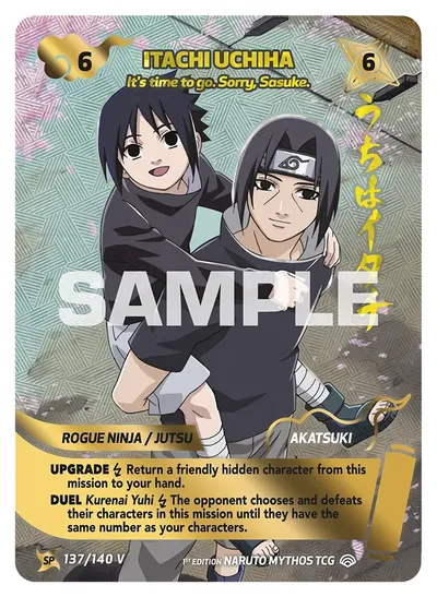Itachi Uchiha - "It's time to go. Sorry, Sasuke."