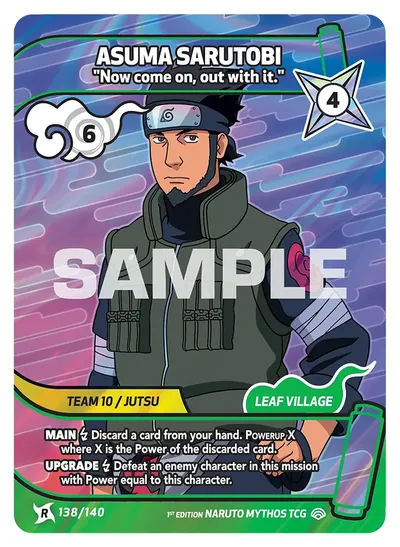 Asuma Sarutobi - "Now come on, out with it."