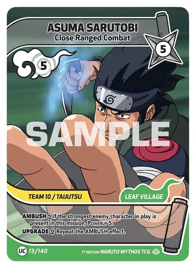 Asuma Sarutobi - Close Ranged Combat