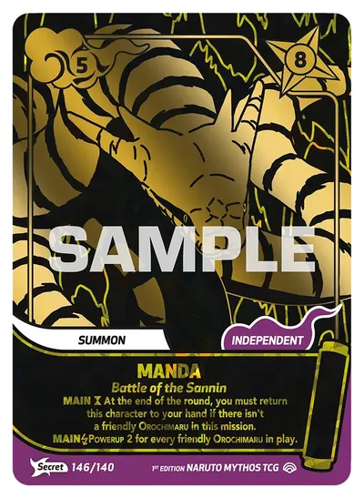 Manda - Battle of the Sannin
