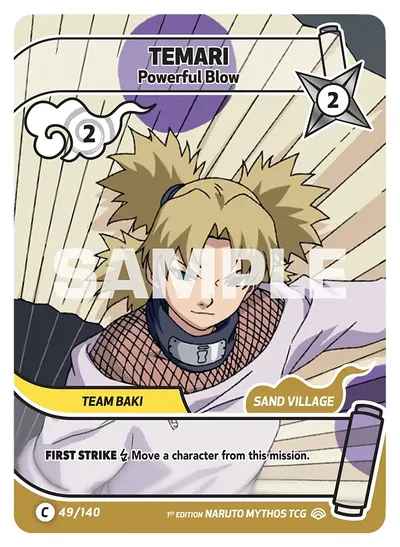 Temari - Powerful Blow