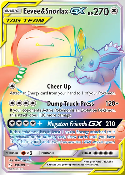 Eevee & Snorlax-GX