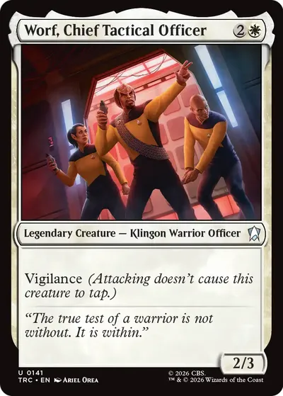 Worf, Chief Tactical Officer