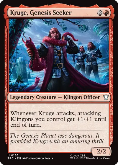 Kruge, Genesis Seeker