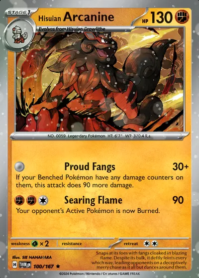 Hisuian Arcanine