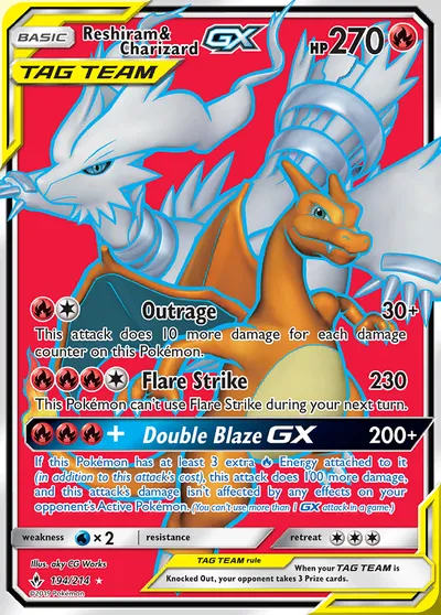 Reshiram & Charizard-GX