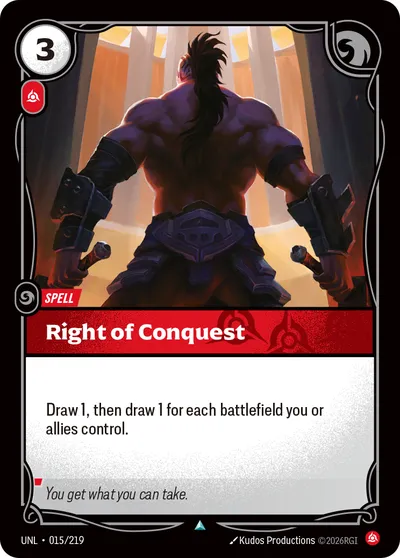 Right of Conquest