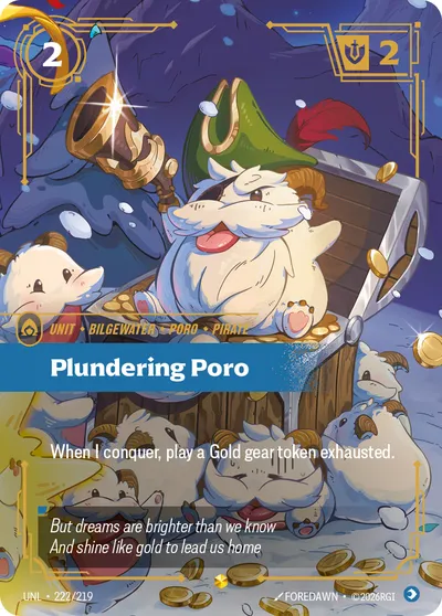 Plundering Poro
