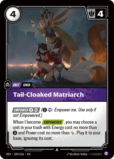 Tail-Cloaked Matriarch