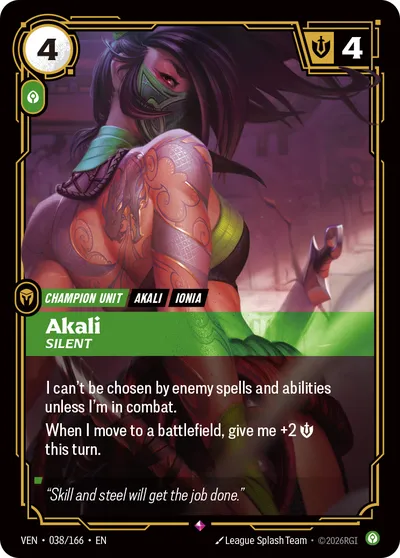 Akali, Silent