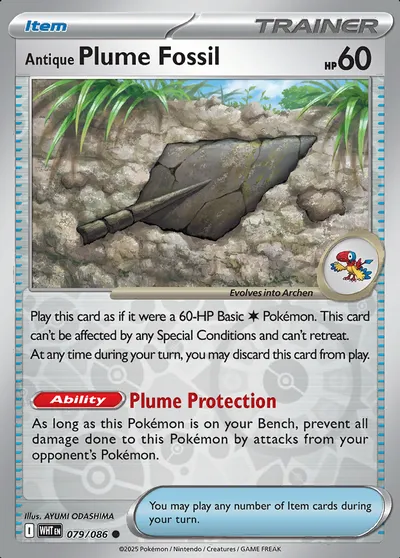 Antique Plume Fossil