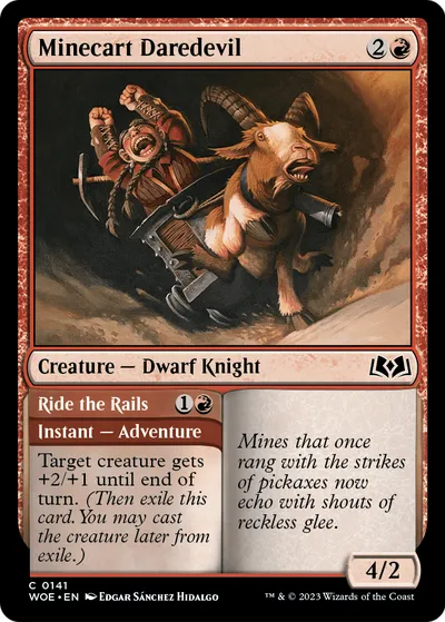 Minecart Daredevil // Ride the Rails