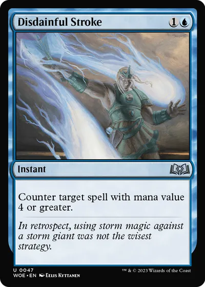 Disdainful Stroke