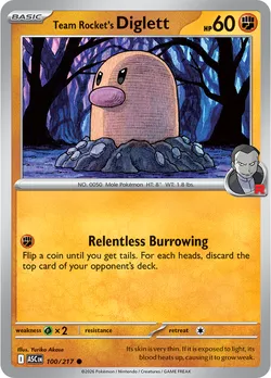 Team Rocket’s Diglett