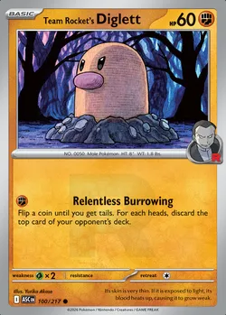 Team Rocket’s Diglett