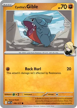 Cynthia’s Gible