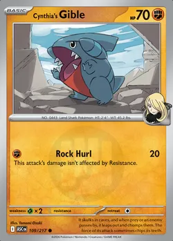 Cynthia’s Gible